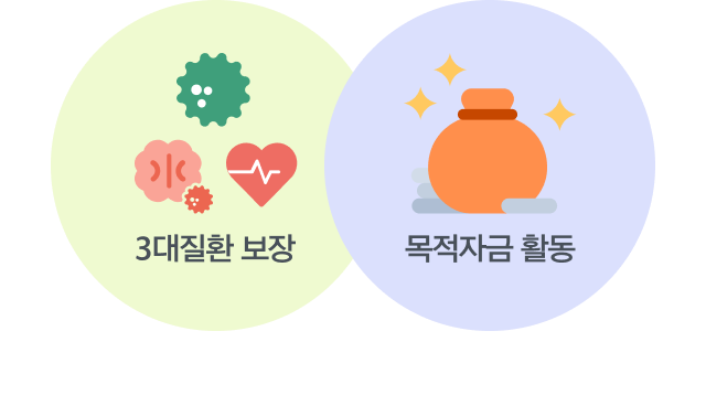 3대질환 보장, 목적자금 활동